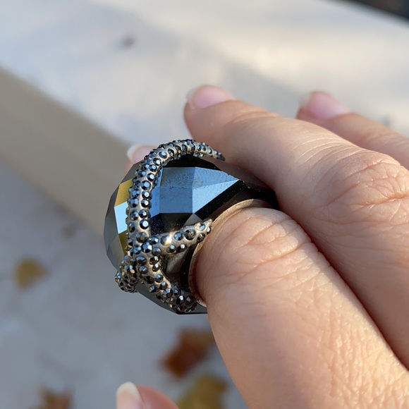 Rare Nirvana Swarovski ring with Crystals - Picture 2 of 8